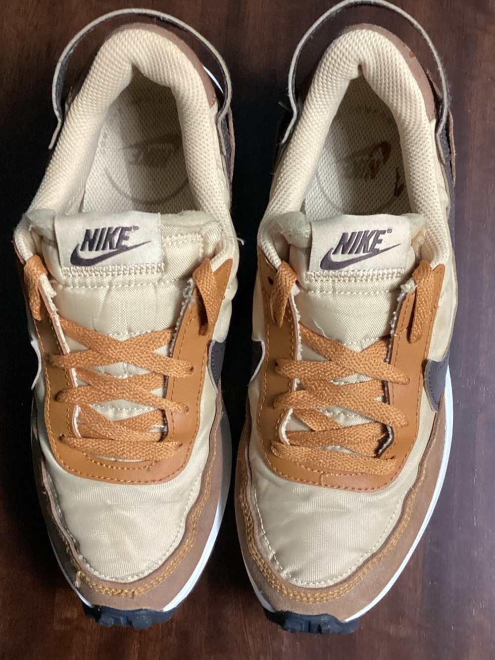 Nike Women’s Athletic Waffel Debut SeSame/Baroque Brown Size 7.5 #DH9523 200